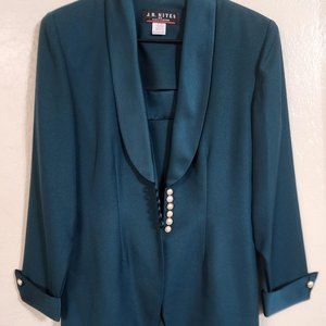 JR Nites by Caliendo 2-pc Blazer & Dress Suit Set - Size 12 - Emerald Green